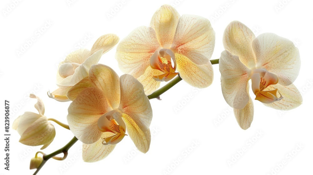 Poster detailed image of a flower against a plain white backdrop. ideal for various design projects