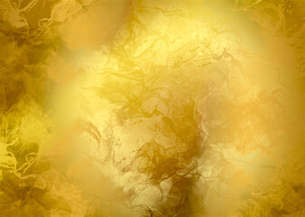 Golden Abstract  decorative paper texture  background  for  artwork  - Illustration