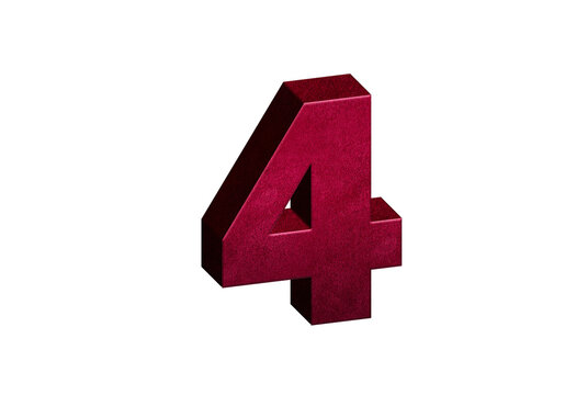 “3D Red Numbers 0-9 with Percentage Symbols – Financial and Interest Rate Icons Concept”