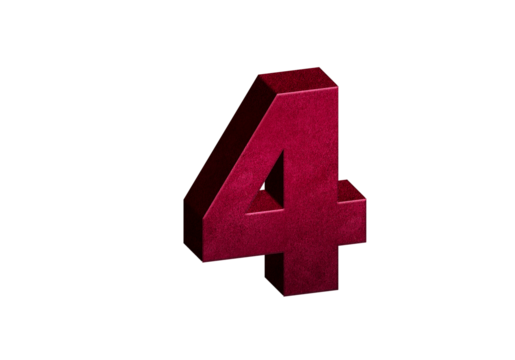 “3D Red Numbers 0-9 with Percentage Symbols – Financial and Interest Rate Icons Concept”