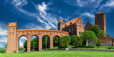 Ancient Kwidzyn Castle, Teutonic Order heritage in Poland	