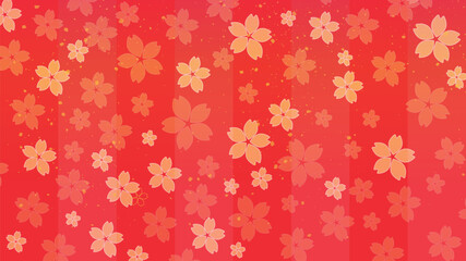 正月の背景イラスト。和柄をあしらった美しい背景