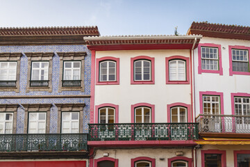 Old traditional buildings on Terceira Island, Azores.
