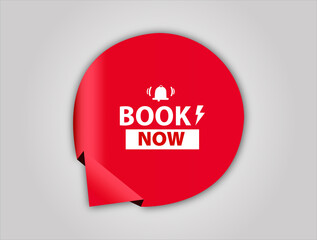 red flat sale web banner for book now banner and posters