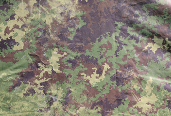 camouflage fabric employed for tents uniforms and armored vehicles