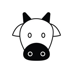Cow vector icon