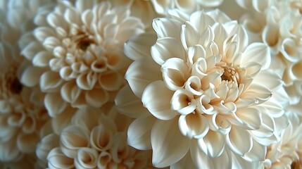   A close-up of a bouquet with many white blooms at its center, surrounded by vibrant petals