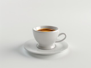 coffee cup, espresso cup. white background