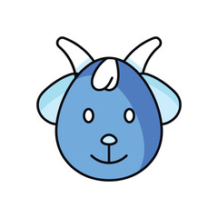 Goat vector icon