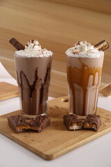 Chocolate & Caramel Shakes