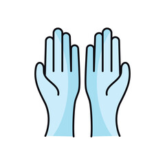 Praying Hands  vector icon