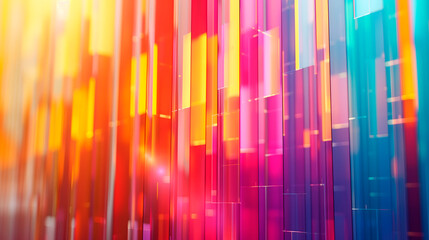 Fondo abstracto de barras verticales de colores llamativos