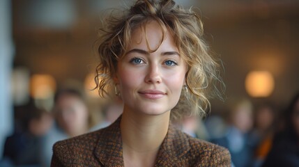 Embracing Diversity: LGBTQ Businessperson Leading Q&A Session in Professional Meeting