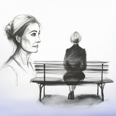 Longing for your partner after they pass