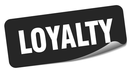 Obraz premium loyalty sticker. loyalty label