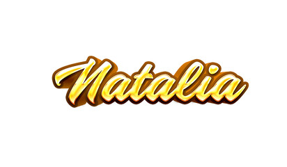 NATALIA Text Style Effect