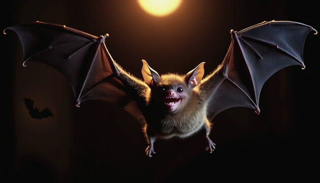 International Bat Night. a bat in flight. A formidable bat. The terrible bat