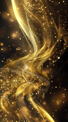 luxury golden and black background
