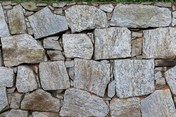 Texture of block stones, garden stone wall, interior design, stone pattern