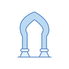 Decorated Archway vector icon
