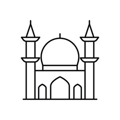 Crescent Moon vector icon