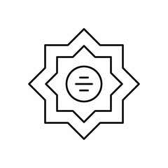 Islamic Pattern vector icon