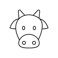 Cow vector icon