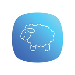 Sheep vector icon