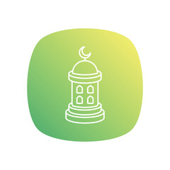 Minaret vector icon