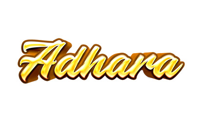 ADHARA Text Style Effect