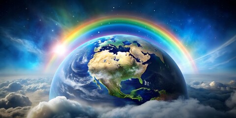 earth in space Earth Day, earth in macro photography earth wallpaper, background, nature, life on earth, rainbow
