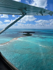Fototapeta premium Seaplane view of Fort Jefferson at Dry Tortugas National Park