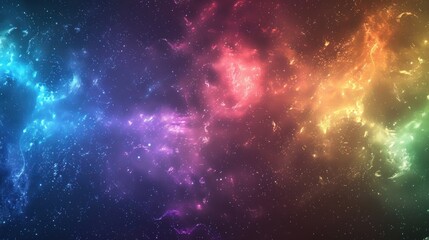 Fototapeta premium Halogen texture, rainbow colors, space background.