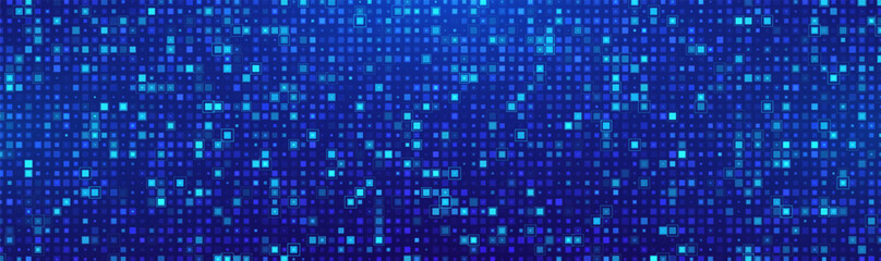 Abstract Finance Digital Business Background. Fintech Technology or Science Research Presentation Backdrop. Digital Crypto Business Vector Illustration.