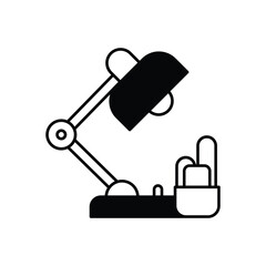 Table Lamp vector icon