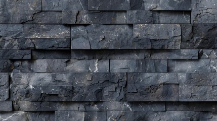 Naklejka premium seamless natural stone texture background realistic slate tile pattern 3d illustration