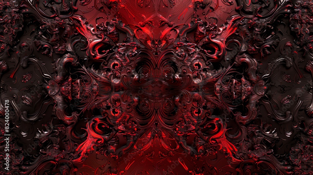 Wall mural dark red abstract pattern background