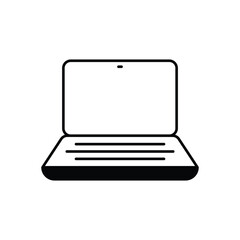 Laptop vector icon