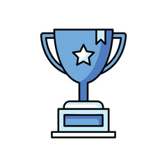 Trophy vector icon