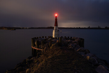 Lighthouse by night