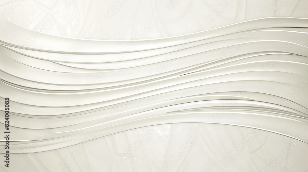Poster a close-up of a white background with wavy lines at the bottom