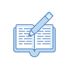 Book Writing vector icon
