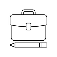 Portfolio vector icon