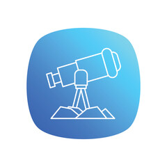 Telescope vector icon