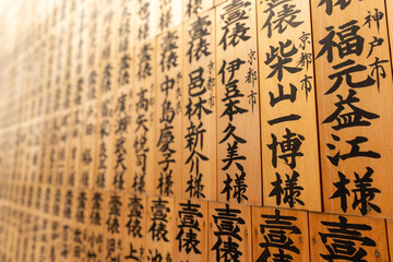 Japanese calligraphy ornament