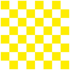 SQUARED CHESS BOARD WITH WHITE AND YELLOW SQUARES - SVG