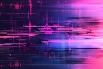 A blurry image of a purple and blue background with pink and blue lines