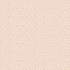 Seamless abstract geometry rhombus pattern. Vector background