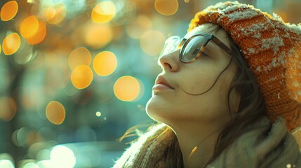 A wondrous optical effect casting an enchanting spell on the viewer.