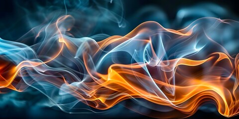 Obraz premium Fluid abstract shapes symbolize business agility and strategy flexibility. Concept Business Strategy, Agility, Flexibility, Abstract Shapes, Business Symbolism